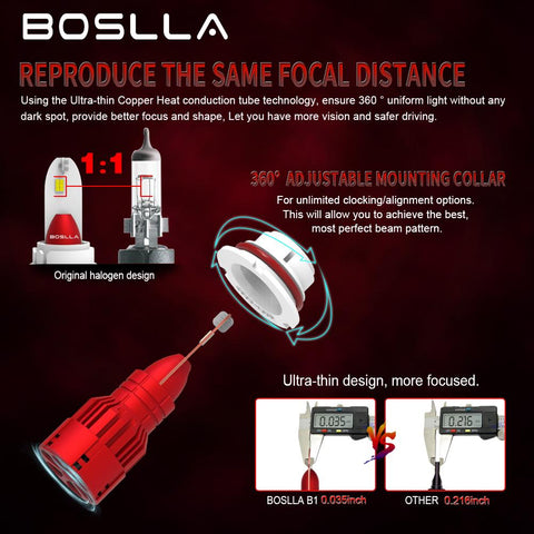 BOSLLA B1 SERIES 6500K - OroRacing